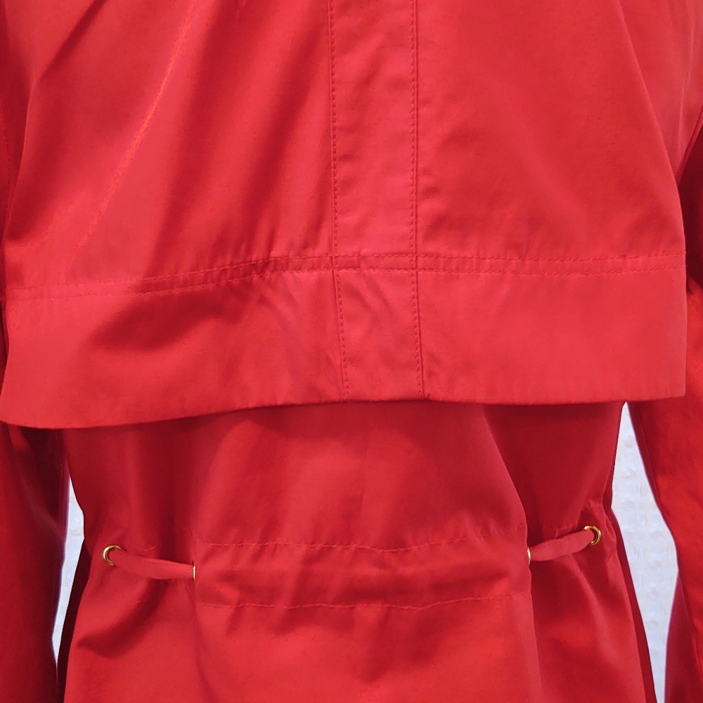 Jones New York XL Red Trench Coat - Picture 3 of 8